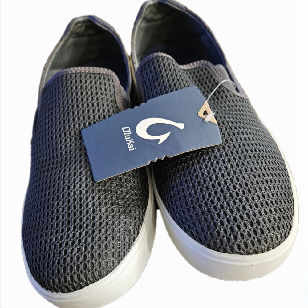 Olukai Men's Gray Slip-On Shoes - Picture 6 of 6